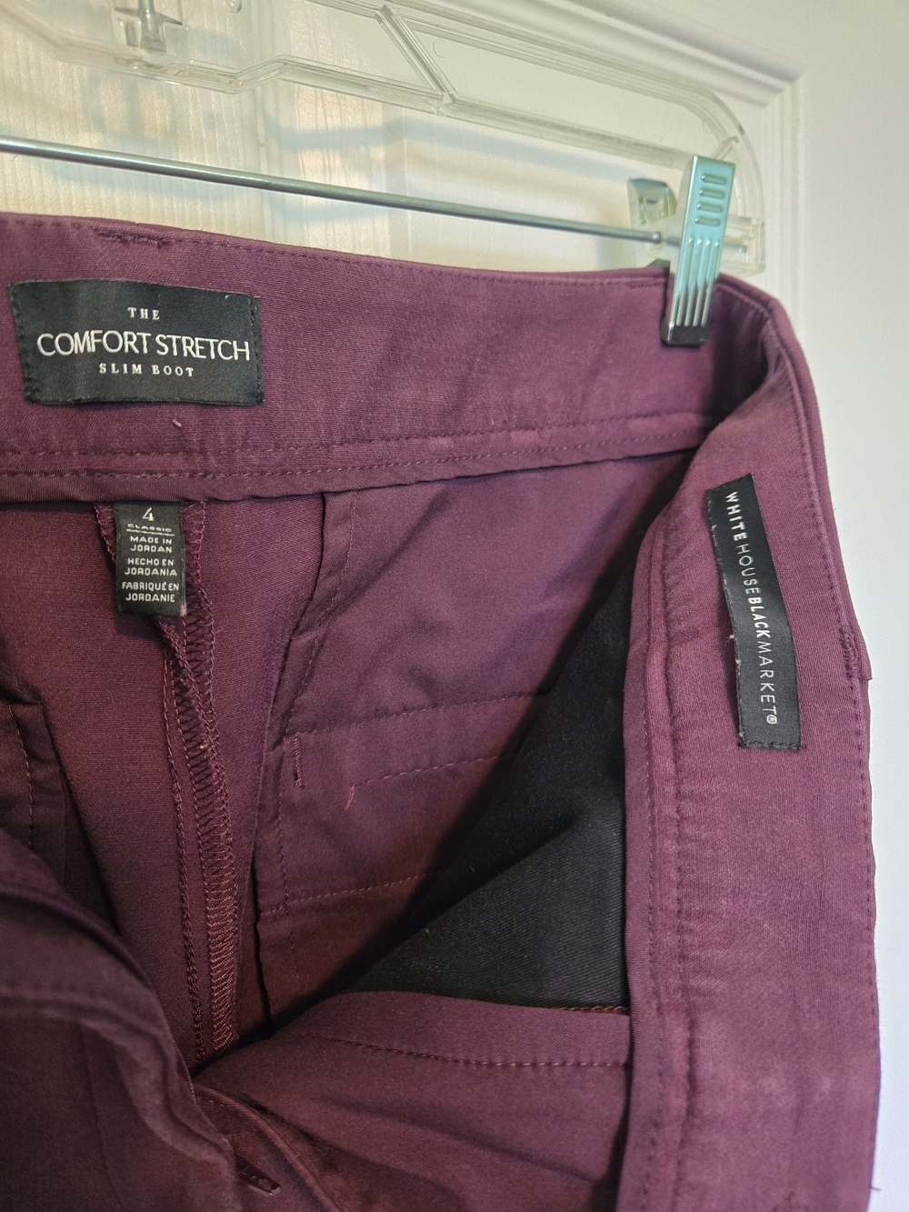WHBM Boot-Cut Pants Sz 4 - Picture 4 of 7